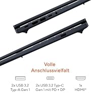 ASUS Vivobook 18 M1807HA Laptop | 18" WUXGA 16:10 IPS Display | AMD Ryzen 7 260 | 16GB RAM | 1TB SSD | AMD Radeon 780M | Win11 Home | QWERTZ | Quiet Blue (AC Adapter Sold Separately) – Ansicht 9