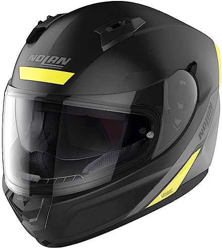 Casque Nolan N60-6 Staple finition noir mat et jaune XXL