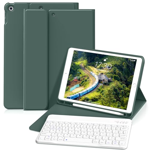 zoyu Tastatur Hülle für iPad 10.2 Zoll (9/8/ 7 Generation - 2021/2020/2019)