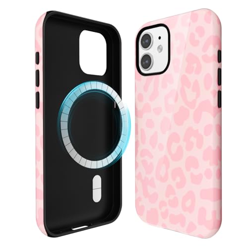 Coque iPhone 12 Svanove imprimé guépard en plastique rigide chic