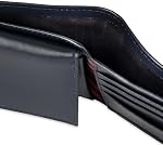 Tommy Hilfiger Men's Leather Wallet – Slim Bifold with 6 Credit Card Pockets and Removable Id Window