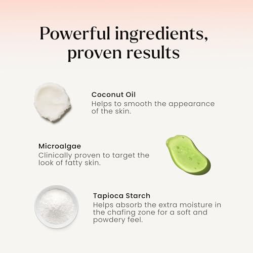 MAËLYS B-FOXY Inner Thigh Firming Cream - Skin Tightening and Firming for Women - With Nourishing Coconut Oil, Microalgae & Tapioca Starch - Body Cream for Smooth, Even, and Toned Legs (3.38 Fl Oz)