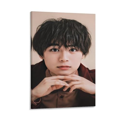 �Ǌ|���G �Ȃɂ�j�q �吼���� 22 �A�[�g�p�l�� �Ǌ|�� �Ǐ��� ����G �\�t�@�̔w�i�� ���� 08x12inch(20x30cm)