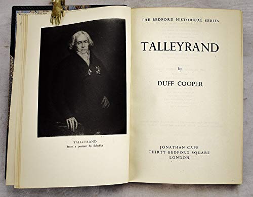Talleyrand (Bedford historical series) B0006DGXZW Book Cover