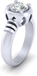 Solitaire Diamond Promise Ring 1.30ct White Simulated Diamond Ring For Her Solid 925 Sterling Silver