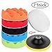 Produktbild OKZEST Polierschwamm Auto, 7pcs Polierschwamm Set mit Polierpad für Polieraufsatz Bohrmaschine, 5 inch Polierpad Set und Wolle Polierset Auto Polierteller Kit Für Poliermaschine M10 Bohrer Adapter