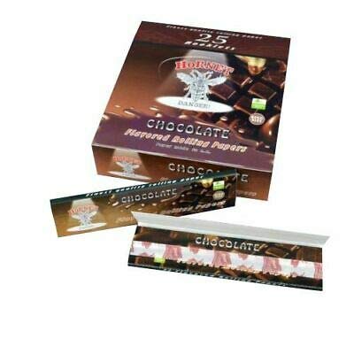 HORNET FLAVOURED PAPERS KING SIZE SLIM CIGARETTE ROLLING RIZLA PAPER PICK N MIX (CHOCOLATE, 25)