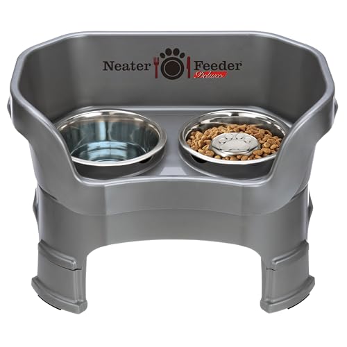 Neater Feeder Deluxe Mess Proof Dog Bowls Elevated for Medium