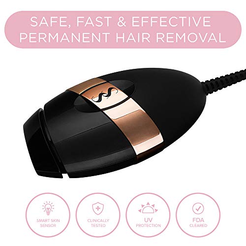 SmoothSkin Bare Plus Ultrafast IPL Laser Permanent Hair Removal for Men & Women, Works on Body & Face, Clinically Tested and FDA Cleared, Black - Thumbnail 3