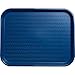 Carlisle FoodService Products Cafe Fast Food Cafeteria Tray with Patterned Surface for Cafeterias, Fast Food, And Dining Room, Plastic, 17.87 X 14 X 0.98 Inches, Blue