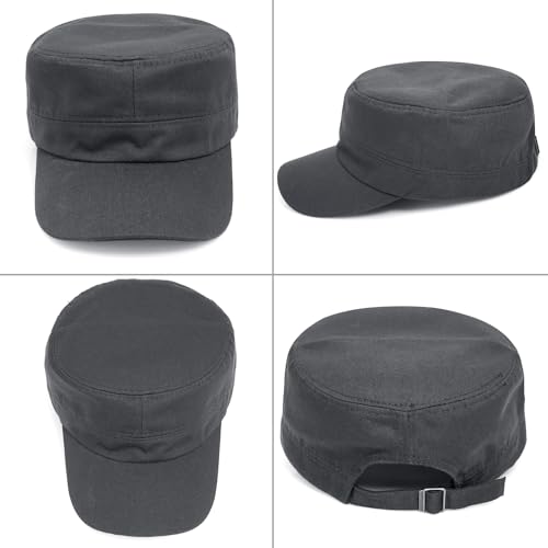 Image of Unisex Basic Cadet Army Caps Everyday Military Style Hat