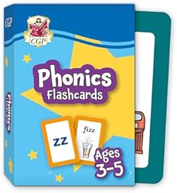 Phonics Flashcards for Ages 3-5 (CGP Primary Fun Home Learning) cover image