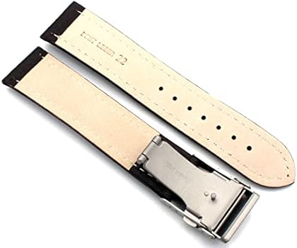 Sulla Roestvrij staal 316L vouwsluiting compatibel met Breitling horlogebandjes, Zilver gepolijst., 18mm