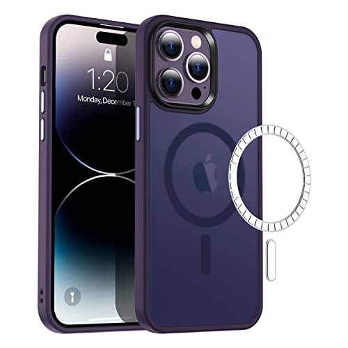 Coque iPhone 14 Pro Max violet foncé housse protection antichoc