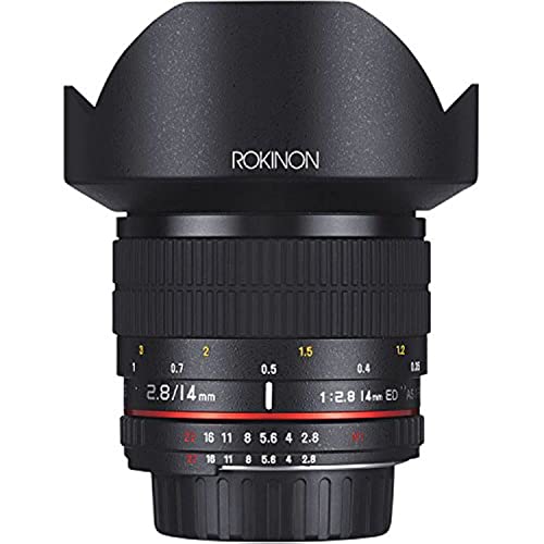 Rokinon Ae14M-C 14Mm F/2.8-22 Ultra Wide Angle Lens With Built-In Ae Chip For Canon Ef Digital Slr,Black #TOP18