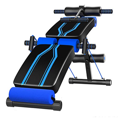 JAD@ Adjustable Sit Up AB Bench, Foldable Decline Bench with Reverse Crunch Handle