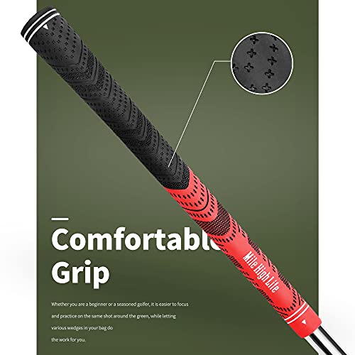 Mile High Life | Entry Level Golf Sand Wedge Sets | Beginner’s Golf Gap Wedge Sets | Lob Wedge Golf Clubs For Men & Women (58 Degrees(Black Titanium Layer)) #TOP2