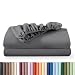 Bare Home 2-Pack Fitted Bottom Sheets Twin XL - Premium 1800 Ultra-Soft Wrinkle Resistant Microfiber - Hypoallergenic - Deep Pocket (Twin XL, Grey)