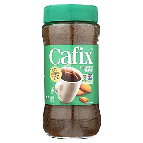 Cafix All Natural Instant Beverage Crystals - Caffeine Free - Case of 12 - 7 oz. Cover
