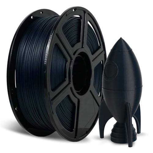 Image of FLASHFORGE Carbon Fiber PETG Filament 1.75mm Midnight Blue, Reinforced 3D Printer Filament 1kg, Lightweight & High-Strength PETG-CF Filament, Strong & Easy to Print