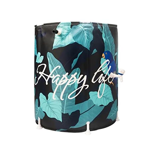KMJETNIVY Rain Barrel Upgrade 50G Anti-Collapse Collapsible Rainwater Collection System,Portable Water Storage Tank,Garden Water Catcher