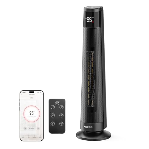 1500W PTC Smart Space Heater – Morento.usa Black