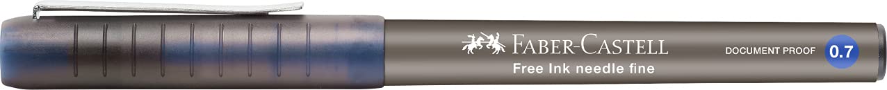 Faber-Castell Igła atramentowa bez rolek 0,7 niebieska