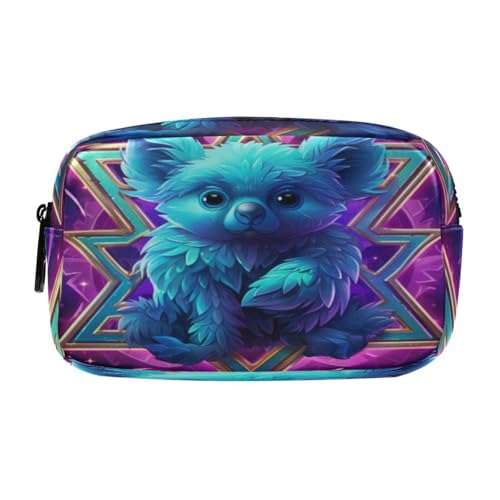 Koala Chiaro Astuccio per Matite per Trucco Cosmetico per Penne per Studenti Ragazze Ragazzi fantasia viola