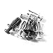 Expansion Clamp Petal Rivet Lock Nuts Screw Car License M4 M5 M6 M8 Clamp Fixed Plate Bolt for Automobile Motor (Size : 6x25 (4pcs))