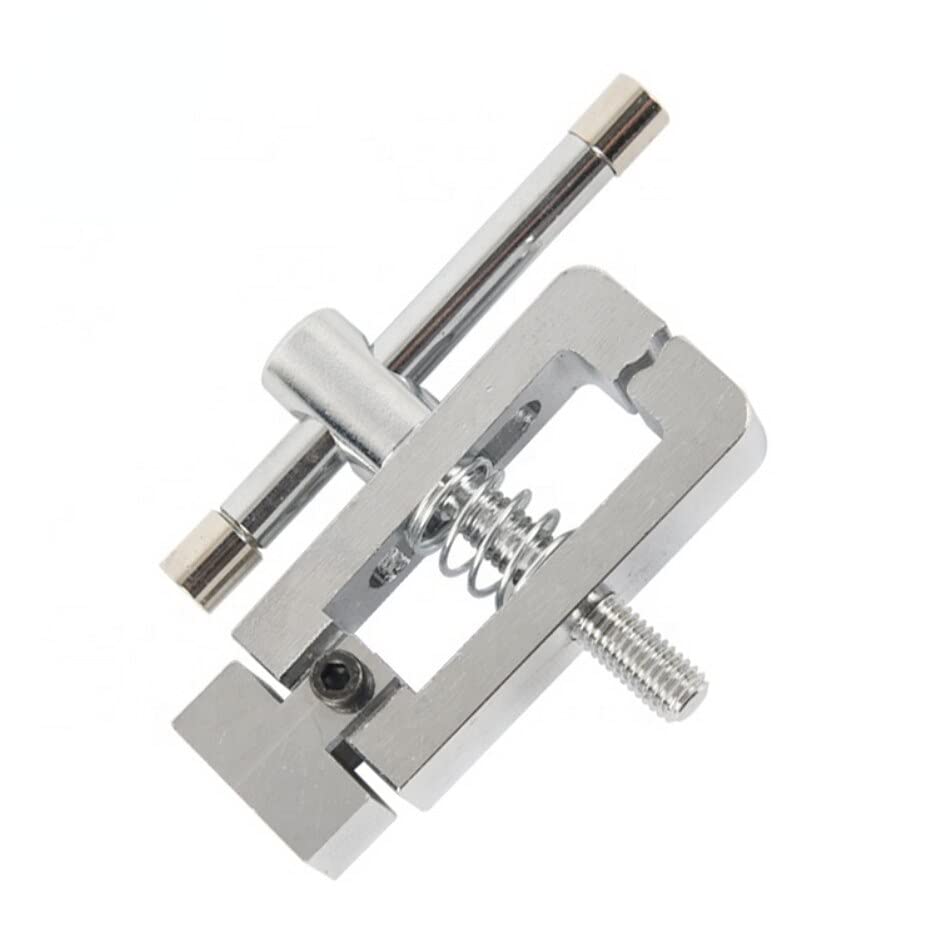 500N Pull Clamp, F-Clamp Adjustable Grip Holds Wire Rod Textile Specimens, Tensile Testing Clamp Fits 1000N Push-Pull Force Gauges, Durable Iron Clamp for Physics and Materials Labs