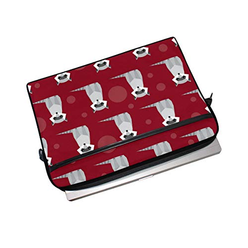 Funda para portátil de 14 a 15.4 pulgadas tipo bandolera Raccoon maletín ordenador 4