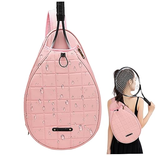 Sehoangd Sacca da Tennis raccapiccata per Pickleball Borse Borse per Acqua per Uomini Donne Che trasportano Palette sottaceto, Racchetta per Racchetta per Badminton Copre Gli Accessori Sportivi