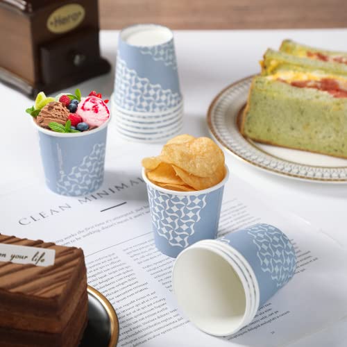 Muchii 4 Oz Paper Cups, Disposable Mouthwash Cups, 500 Count Small Disposable Paper Cups, Paper Bathroom Cups,Beverage Drinking Cups For Water, Small Tasting Cups For Juice,Wine, Tea #TOP6