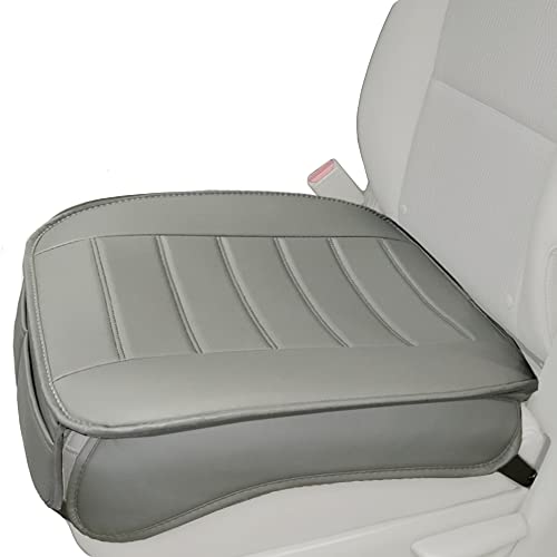 Big Ant Car Seat Cover, Edge Wrapping Car Front Seat Cover Pad Mat For Auto Supplies Office Chair With Pu Leather (Gray) #TOP12