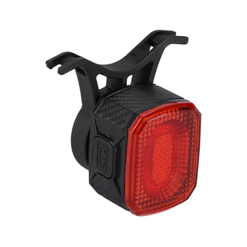 Luz Trasera para Bicicleta, Luces Traseras Intermitentes, Lámpara Impermeable con Sensor y 6 Modos, para Niños y Adultos, para Viajes de Larga Distancia, Senderos de Montaña, Lluvia y Mañana Temprano