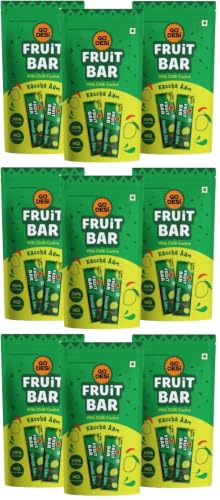 Image of GO DESi Kaccha Aam Fruti Twist Fruit Bars - 3 x Pack of 30 pieces, Aam Papad, Mango Fruit Jelly
