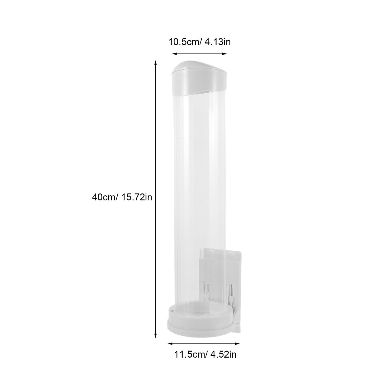 PRETYZOOM Distributeur de Cornets de Glace Présentoir Automatique pour Cornets Usage Commercial Événements Petits Commerces