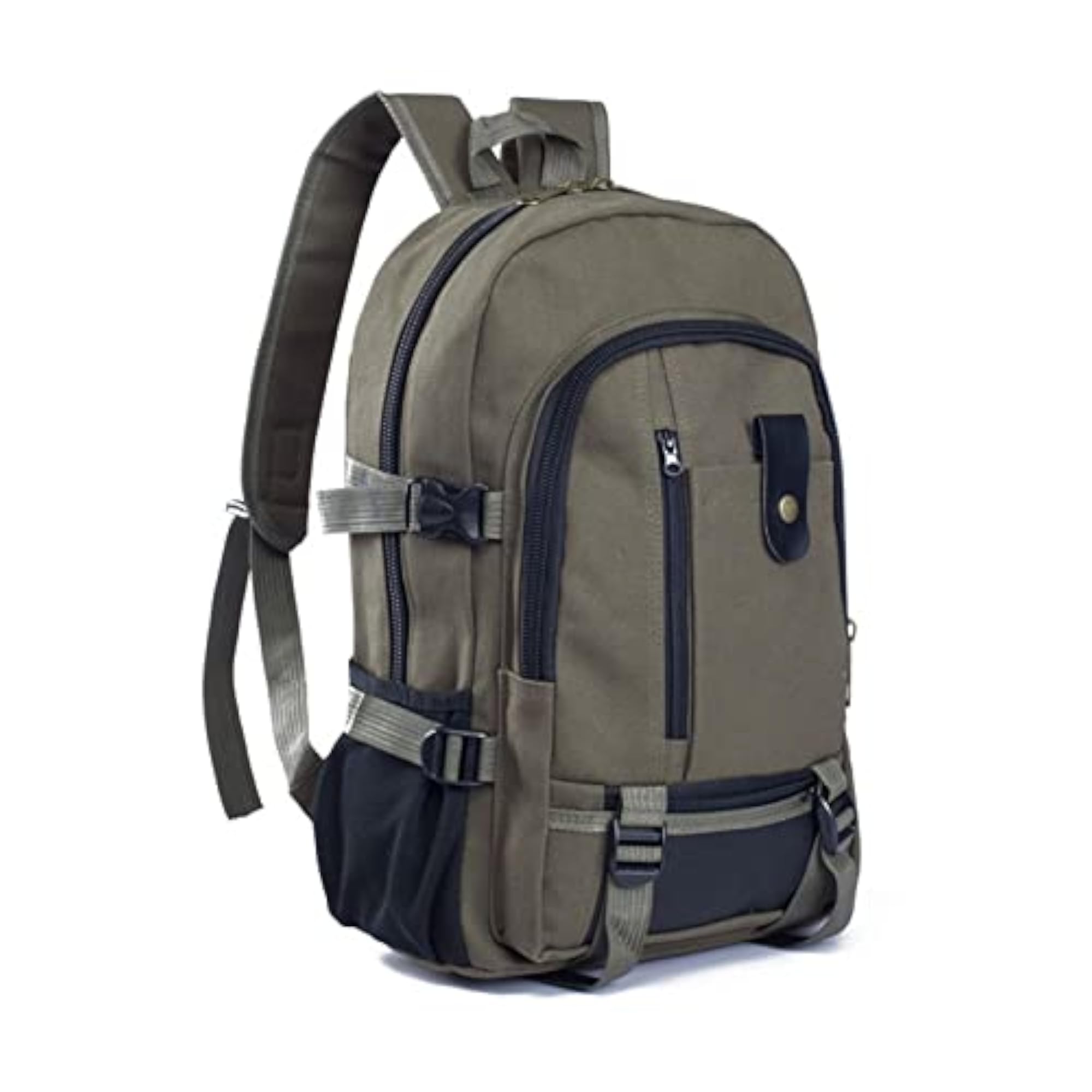 Canvas Travel Backpack, Neutral Brown Colour