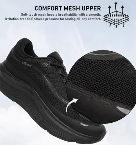Image of XTEP Comfy Cubes Men's Running Shoes | Memory Foam Arch Support Sneakers | Lightweight Breathable Mesh Sports Shoes