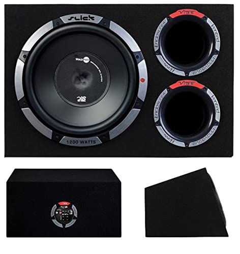1200 W Max Amplified Car Audio Subwoofer Slickcbr12al8