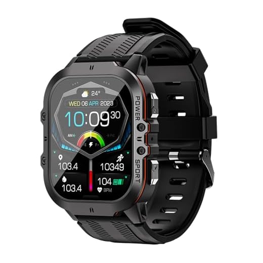 C26 Pulseira inteligente Relógio esportivo Tela AMOLED FullTouch de 1,96 polegadas Rastreador de fitness 1ATM à prova d'água BT Chamada Oxigênio no sangue/Sono/Frequência cardíaca/Monitorar