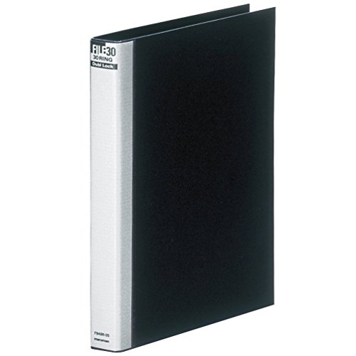 Maruman F948R-05 Loose Leaf Binder, A4, Doublock, 30 Holes, Black