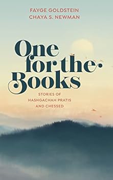 Hardcover One for the Books: Stories Of Hashgachah Pratis And Chessed Book