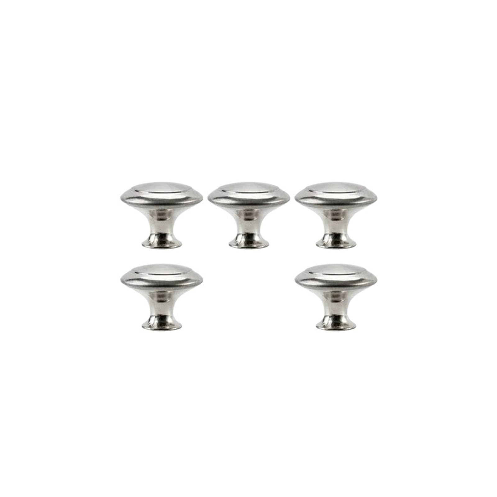 KLdcfhDR 5/10/20pcs Brushed Nickel Stainless Steel Cabinet Drawer Knobs(5pcs)