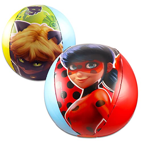 Kit piscine Miraculous Ladybug bouée et ballon pour s'amuser - 3