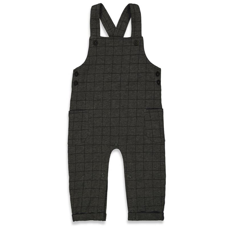 Feetje Baby Jungen Latzhose - Angerauter Sweat Overall Mit Kängurutasche