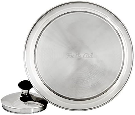 Whistling Stove Top Kettle Teapot with Layered Capsule Bottom, Silicone Handle, Stainless Steel Silver Mirror Finish Tea Pot, 2.75 Quart by Foodie Aid