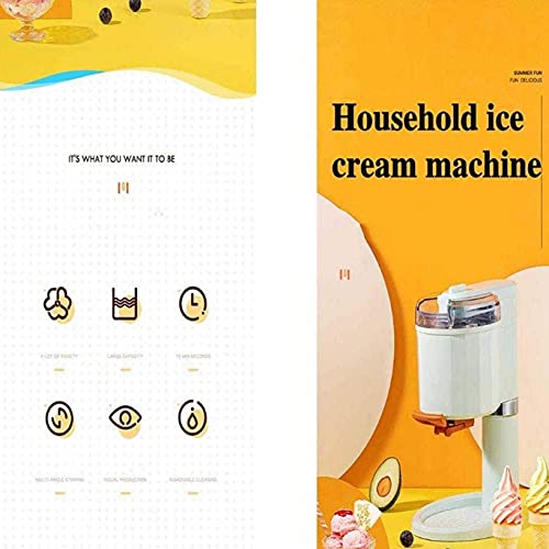 Foto von RONGJJ Softeismaschine, Eismaschine, Eismaschine Maschine, Automatische Maschine Frozen Yogurt Sorbet Maker Für Zuhause