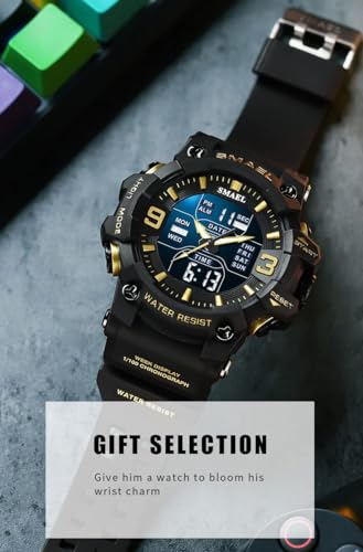 Image of Gosasa Men's Watches Multi Function Military S-Shock Sports Watch LED Digital Waterproof Alarm Watches