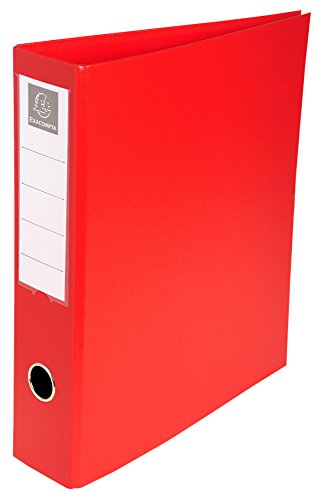 Classeur Exacompta 4 Anneaux - Dos 70mm - Format A4 - PVC Rembordé Vert - Fabriqué En France